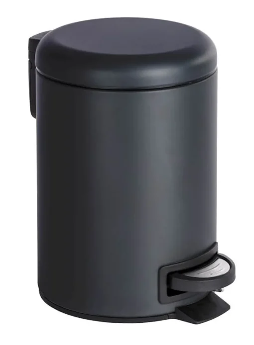 Wenko Afvalemmer Leman zwart 3 l