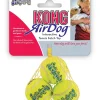 Kong Air dog sqeaker tennis ball geel 3 stuks