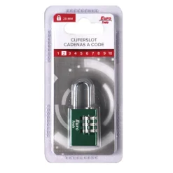 Euro Tools Alu combinatieslot 20 mm groen