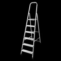 Euro Tools Aluminium ladder 6 treden