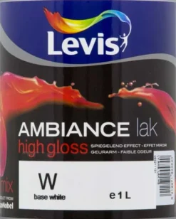 Levis Ambiance lak high gloss mix 1 L wit