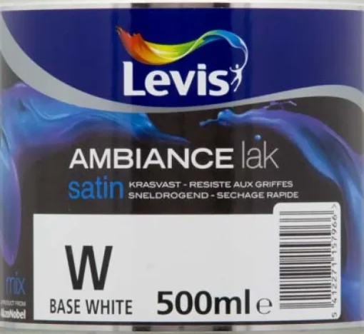 Levis Ambiance lak satin mix 0,5 L wit