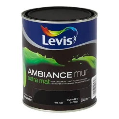 Levis Ambiance mur zwart extra mat 1 l