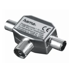 Hama Antenne T-splitter 1 F - 2 m metaal