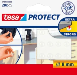 Tesa Anti-slip en geluiddempers rond Ø 8 mm transparant