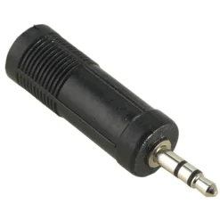 Hama Audio adapter jack 6,3 f - jack 3,5 m stereo