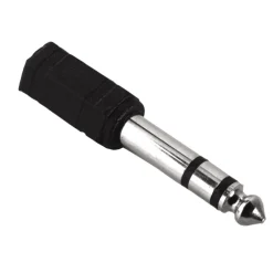 Hama Audio adapter jack 6,3 m - jack 3,5 f stereo