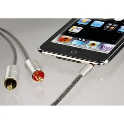 Hama Audiokabel 3,5 jack - 2 rca aluline 1 m