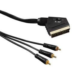 Hama Audio/video kabel scart 3 RCA 1,5 m 3 ster