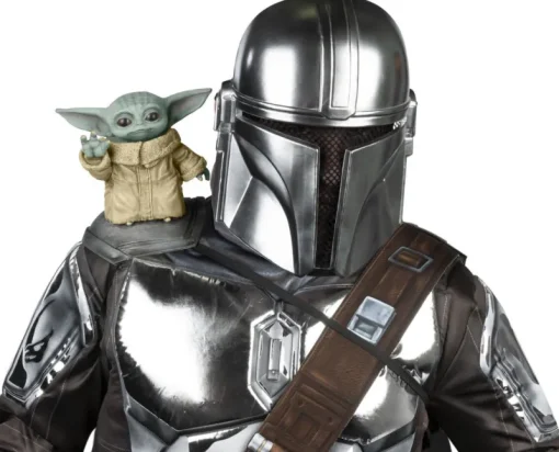 Euro Shop Baby Yoda Schouder Pop