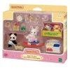 Euro Shop baby's speelkamer baby panda & sneeuwwit konijn