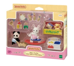 Euro Shop baby's speelkamer baby panda & sneeuwwit konijn