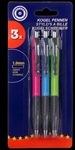 Star Balpen blauw 3 stuks