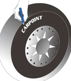 Carpoint Bandenmerkstift wit