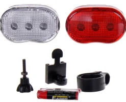 Euro Cycle Basic set voor + achter led