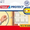 Tesa Beschermblokjes vierkant 10 mm x 10 mm wit