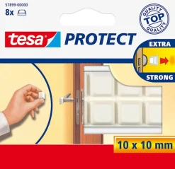 Tesa Beschermblokjes vierkant 10 mm x 10 mm wit