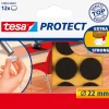 Tesa Beschermvilt Ø 22 mm rond bruin