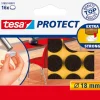Tesa Beschermvilt rond Ø 18 mm bruin