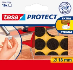 Tesa Beschermvilt rond Ø 18 mm bruin