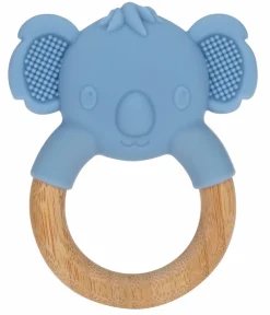 Nuby Bijtring koala hout/silicone