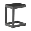DDD Bijzettafel vierkant Jamina - L30xB40xH50cm - Aluminium - Antraciet