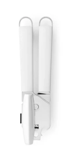 Brabantia Blikopener met draaikruk wit