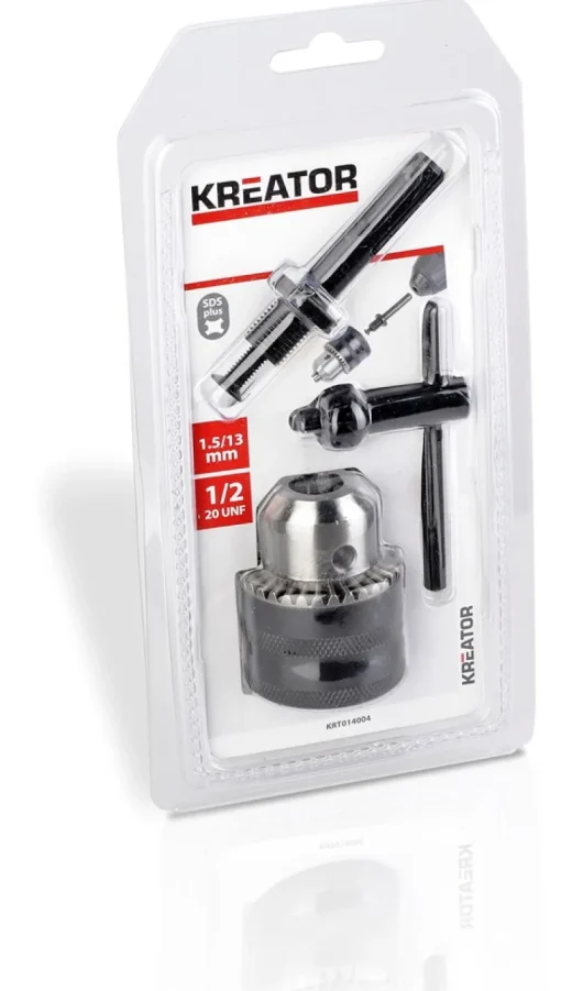 Kreator Boorhouder 1,5-13 mm + SDS adaptor 1/2''-20