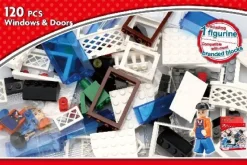 DDD Toys Bouwblokjes Ramen & Deuren 120 stuks