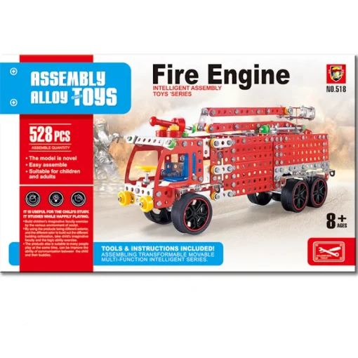 DDD Toys Bouwpakket brandweerwagen 528-delig