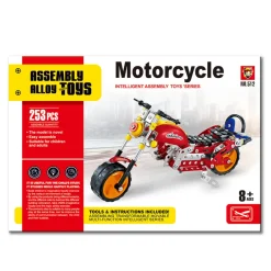 DDD Toys Bouwpakket motorfiets 255-delig