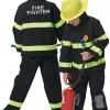 Kinderen Partyline Brandweer Kostuum  - Maat 128