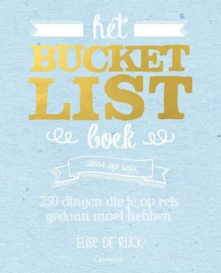Lannoo Bucketlist boek voor op reis