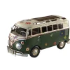 DDD Bus Metaal met Bloemetjes Decoratief