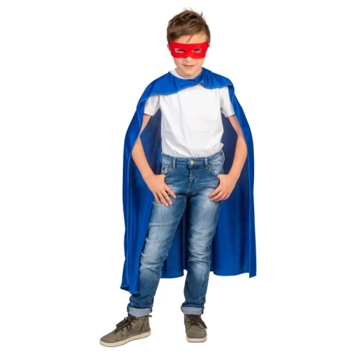 Euro Shop Cape Superheld Blauw
