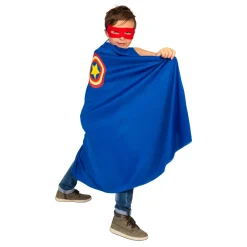 Euro Shop Cape Superheld Blauw