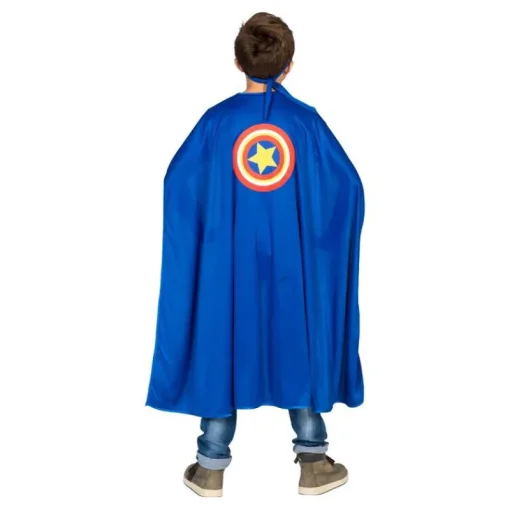 Euro Shop Cape Superheld Blauw