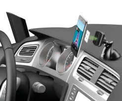 Cellular Line Car Holder Pilot Force Cup Blk