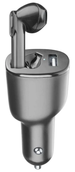 Cellular Line Car Mono Bt W/ Car Charger Bk