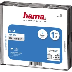 Hama Cd slim box 5 stuks