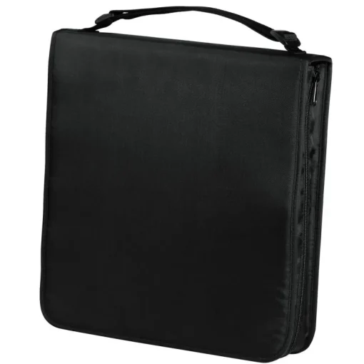 Hama CD wallet nylon zwart 160 cd's