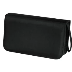 Hama CD wallet nylon zwart 80 cd's