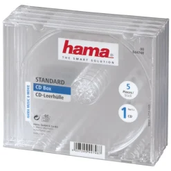 Hama Cd-box transparant 5 stuks