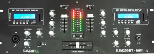 Euro Shop 5-Ch Mixer Double Usb/Bluetoot