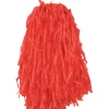 Partyline Cheerleader Pompon met Ringen - Rood