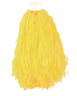 Partyline Cheerleader Pompon met Ringen - Geel