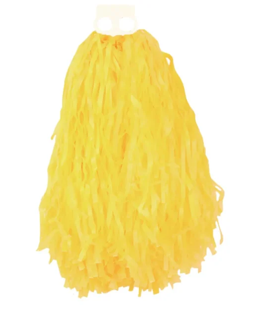 Partyline Cheerleader Pompon met Ringen - Geel