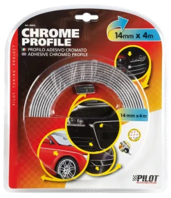 Euro Shop Chrome Profiel 14mm 4m