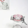 Merkloos Cilinder transparant roze