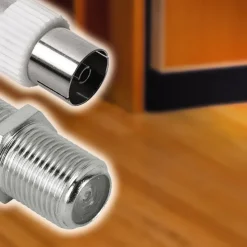 Hama Coax adapter 2x socket